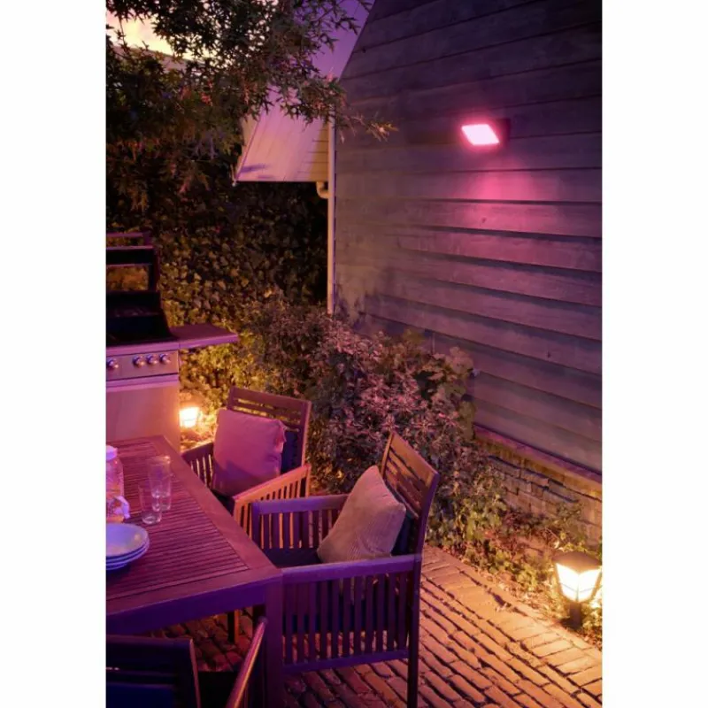 Luminaires Philips Projecteur Philips Hue Ambiance White & Color Discover LED Noir, 1 lumière, Changeur de couleurs