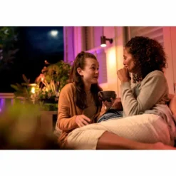Luminaires Philips Projecteur Philips Hue Ambiance White & Color WACA Lily LED Noir, 1 lumière, Changeur de couleurs