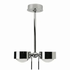 Lampe Design-Top Light Puk Wing Twin 30 cm Chrome brossé