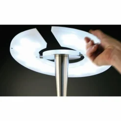 Luminaires Trio Quebec Lampadaire LED Nickel mat, 1 lumière* Éclairage Led