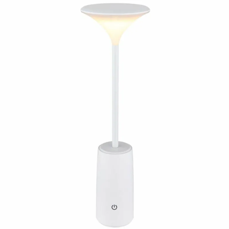 Luminaires Globo Lighting Quirin Lampe à poser LED Blanc, 1 lumière* Éclairage Led