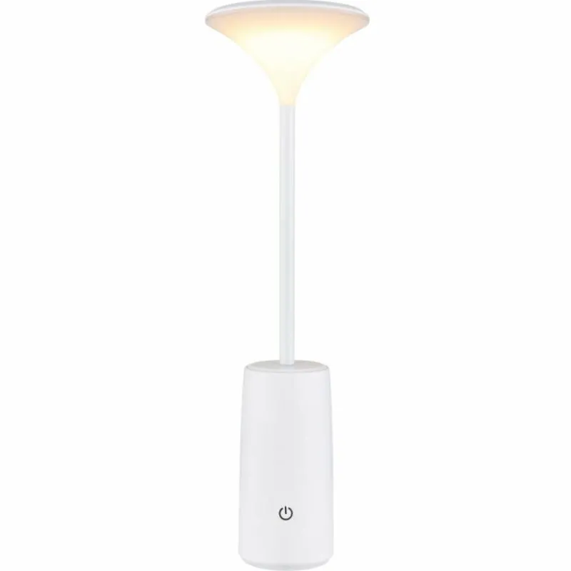 Luminaires Globo Lighting Quirin Lampe à poser LED Blanc, 1 lumière* Éclairage Led