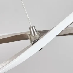 hofstein Radogna Suspension, Suspension LED Argenté, 2 lumières