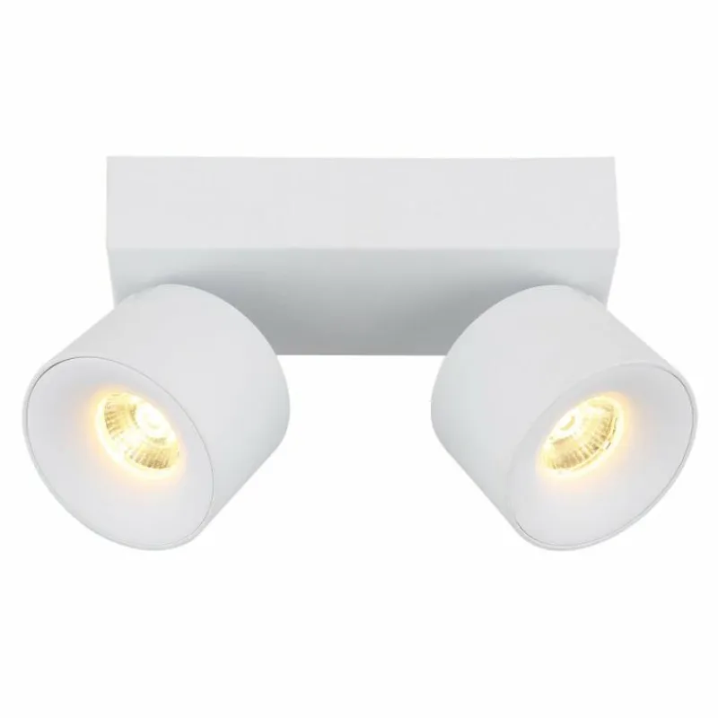Luminaires Globo Lighting Rae Plafonnier LED Blanc, 2 lumières* Éclairage Led