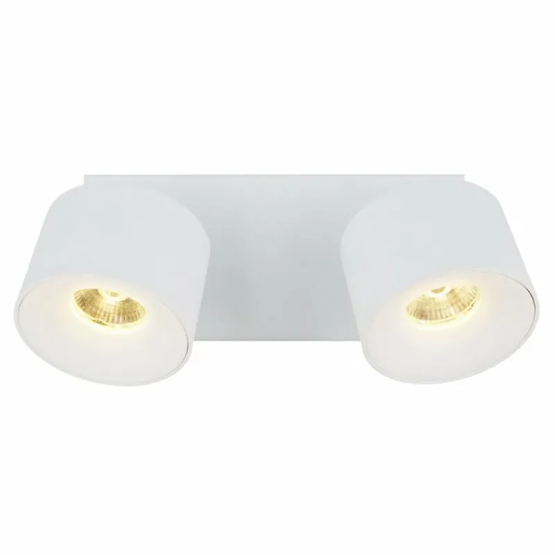 Luminaires Globo Lighting Rae Plafonnier LED Blanc, 2 lumières* Éclairage Led