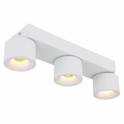 Luminaires Globo Lighting Rae Plafonnier LED Blanc, 3 lumières* Éclairage Led