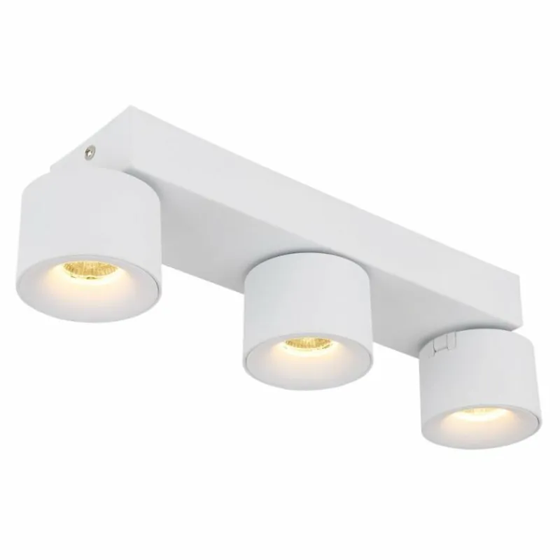 Luminaires Globo Lighting Rae Plafonnier LED Blanc, 3 lumières* Éclairage Led
