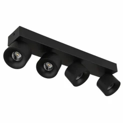 Luminaires Globo Lighting Rae Plafonnier LED Noir, 4 lumières* Éclairage Led