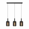 Lampes En Tissu-Luminaires Lucide RAFAL Suspension Noir, 3 lumières
