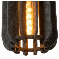 Lampes En Tissu-Luminaires Lucide RAFAL Suspension Noir, 3 lumières