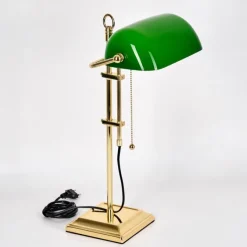 hofstein Ragaz Lampe de banquier, Lampe de bureau, Lampe à poser Laiton, 1 lumière