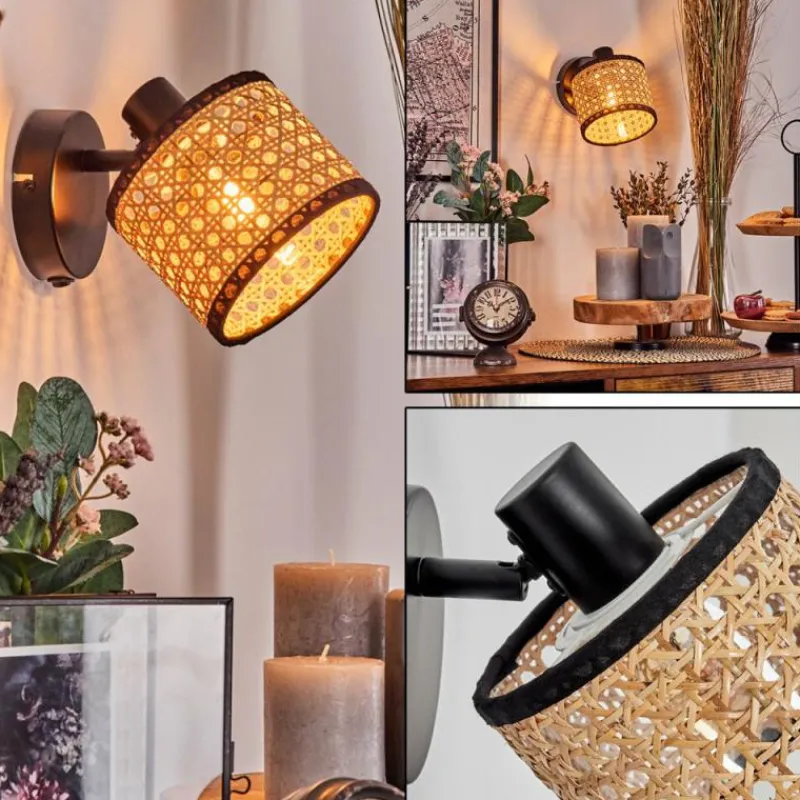 hofstein Ramila Applique murale, Spot mural Noir, 1 lumière