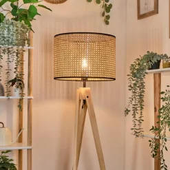 Luminaires Scandinaves-hofstein Ramila Lampadaire Écru, 1 lumière