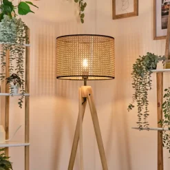 Luminaires Scandinaves-hofstein Ramila Lampadaire Écru, 1 lumière