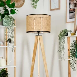 Luminaires Scandinaves-hofstein Ramila Lampadaire Écru, 1 lumière