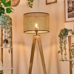 Luminaires Scandinaves-hofstein Ramila Lampadaire Écru, 1 lumière