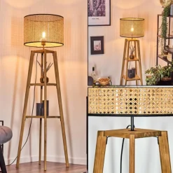 Luminaires Scandinaves-hofstein Ramila Lampadaire Écru, 1 lumière