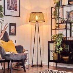 hofstein Ramila Lampadaire Écru, 1 lumière