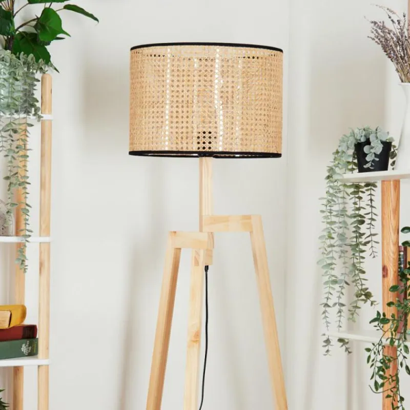 Luminaires Scandinaves-hofstein Ramila Lampadaire Écru, 1 lumière