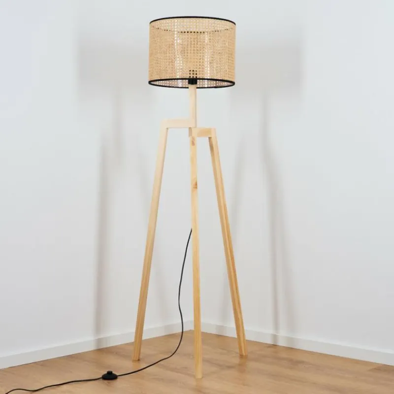 Luminaires Scandinaves-hofstein Ramila Lampadaire Écru, 1 lumière