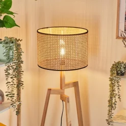 Luminaires Scandinaves-hofstein Ramila Lampadaire Écru, 1 lumière