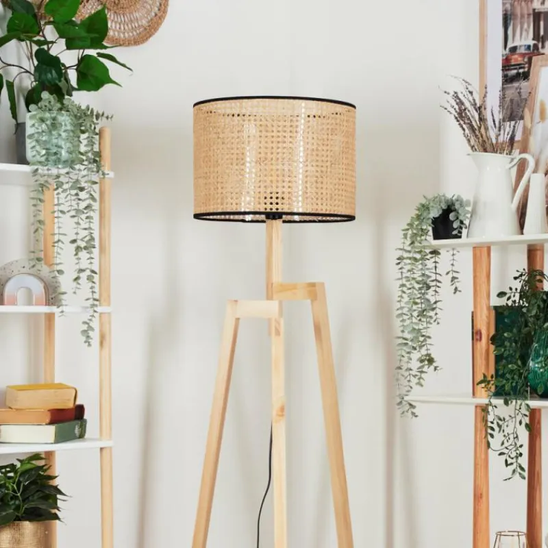 Luminaires Scandinaves-hofstein Ramila Lampadaire Écru, 1 lumière