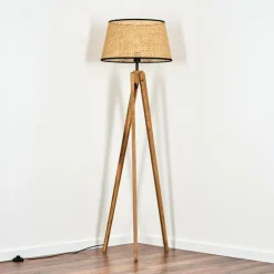 Luminaires Scandinaves-hofstein Ramila Lampadaire Écru, 1 lumière