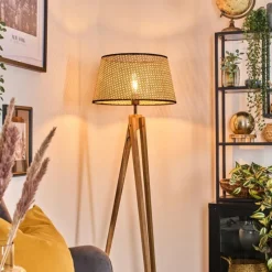 Luminaires Scandinaves-hofstein Ramila Lampadaire Écru, 1 lumière