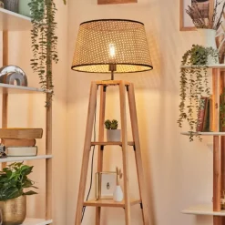 hofstein Ramila Lampadaire Écru, 1 lumière