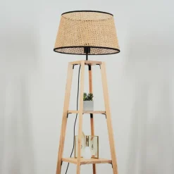 hofstein Ramila Lampadaire Écru, 1 lumière