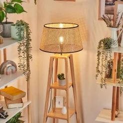 hofstein Ramila Lampadaire Écru, 1 lumière