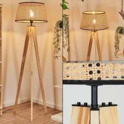 Luminaires Scandinaves-hofstein Ramila Lampadaire Écru, 1 lumière