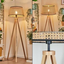 Luminaires Scandinaves-hofstein Ramila Lampadaire Écru, 1 lumière