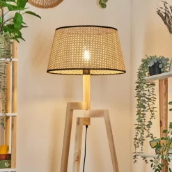 Luminaires Scandinaves-hofstein Ramila Lampadaire Écru, 1 lumière