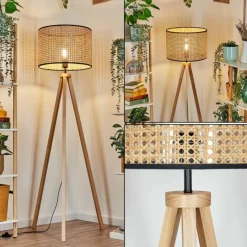 Luminaires Scandinaves-hofstein Ramila Lampadaire Écru, 1 lumière