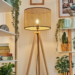 Luminaires Scandinaves-hofstein Ramila Lampadaire Écru, 1 lumière