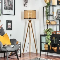 Luminaires Scandinaves-hofstein Ramila Lampadaire Écru, 1 lumière