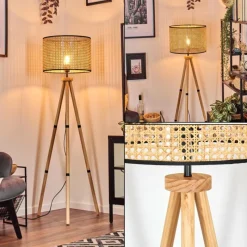 Luminaires Scandinaves-hofstein Ramila Lampadaire Écru, 1 lumière