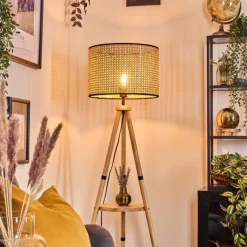 Luminaires Scandinaves-hofstein Ramila Lampadaire Écru, 1 lumière