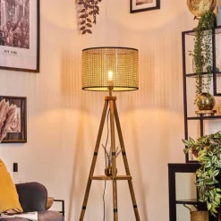 Luminaires Scandinaves-hofstein Ramila Lampadaire Écru, 1 lumière