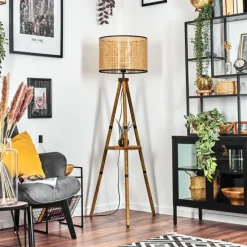 Luminaires Scandinaves-hofstein Ramila Lampadaire Écru, 1 lumière