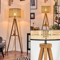 Luminaires Scandinaves-hofstein Ramila Lampadaire Écru, 1 lumière