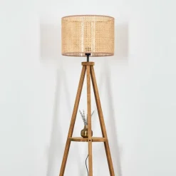 Luminaires Scandinaves-hofstein Ramila Lampadaire Écru, 1 lumière