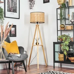 Luminaires Scandinaves-hofstein Ramila Lampadaire Écru, 1 lumière