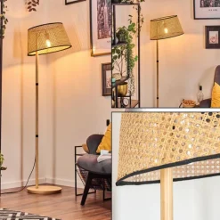 Luminaires Scandinaves-hofstein Ramila Lampadaire Écru, 1 lumière