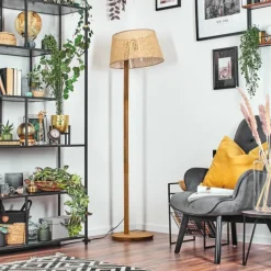 Luminaires Scandinaves-hofstein Ramila Lampadaire Écru, 1 lumière