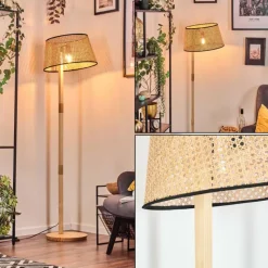 Luminaires Scandinaves-hofstein Ramila Lampadaire Écru, 1 lumière