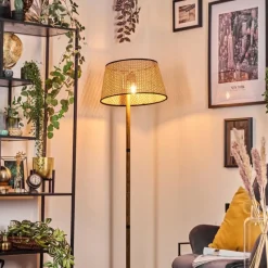 Lampes En Tissu-hofstein Ramila Lampadaire Écru, 1 lumière