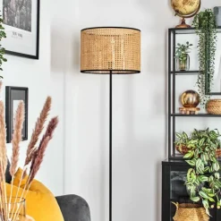 hofstein Ramila Lampadaire Écru, Noir, 1 lumière