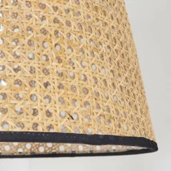 Luminaires Scandinaves-hofstein Ramila Lampadaire Écru, Noir, 1 lumière